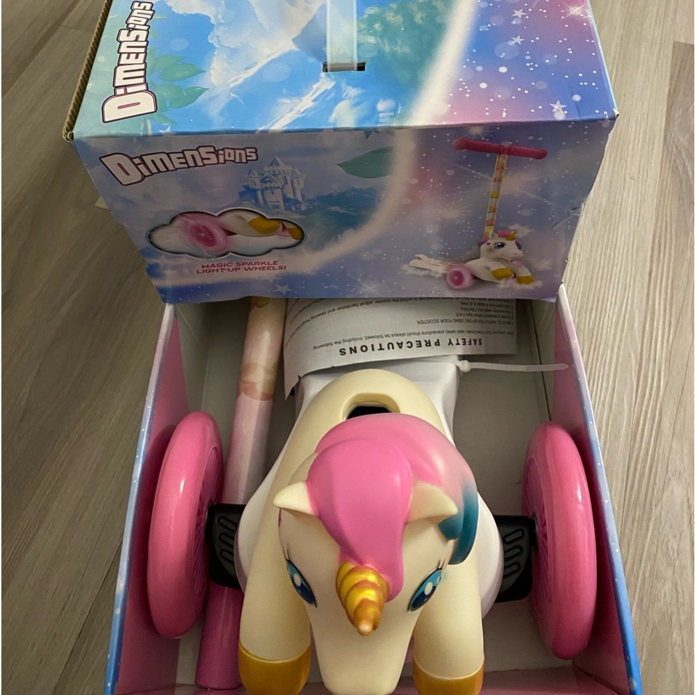 Unicorn Scooter, Never Opened Brand New - Picture 2 of 6